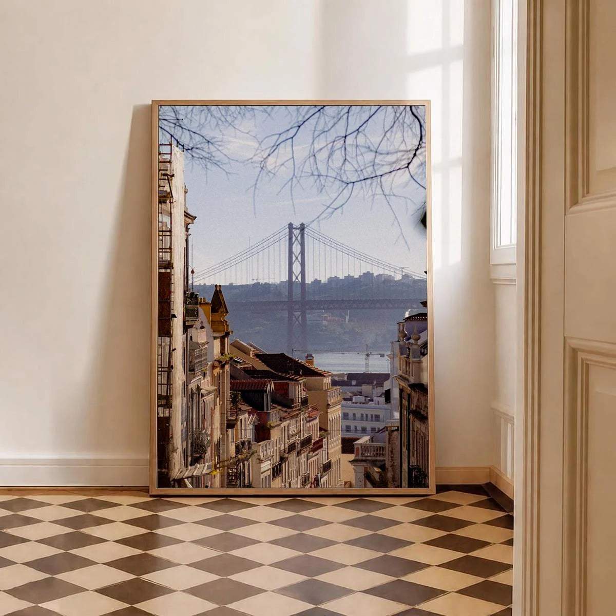 25 de abril — Enzo Benzoni limited-edition print, framed in situ (be-brave)