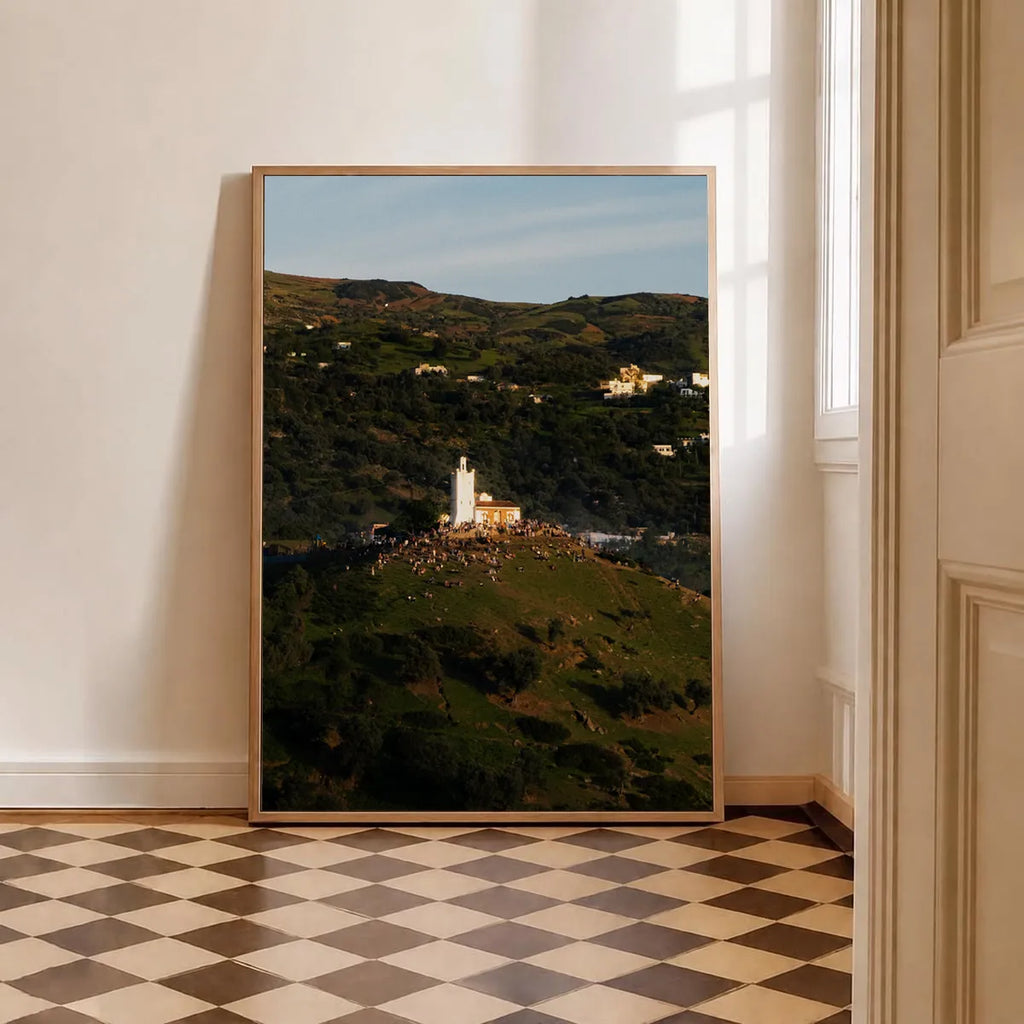 Golden Hill — Enzo Benzoni limited-edition print, framed in situ (be-brave)