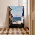 Ocean View — Enzo Benzoni limited-edition print, framed in situ (be-brave)
