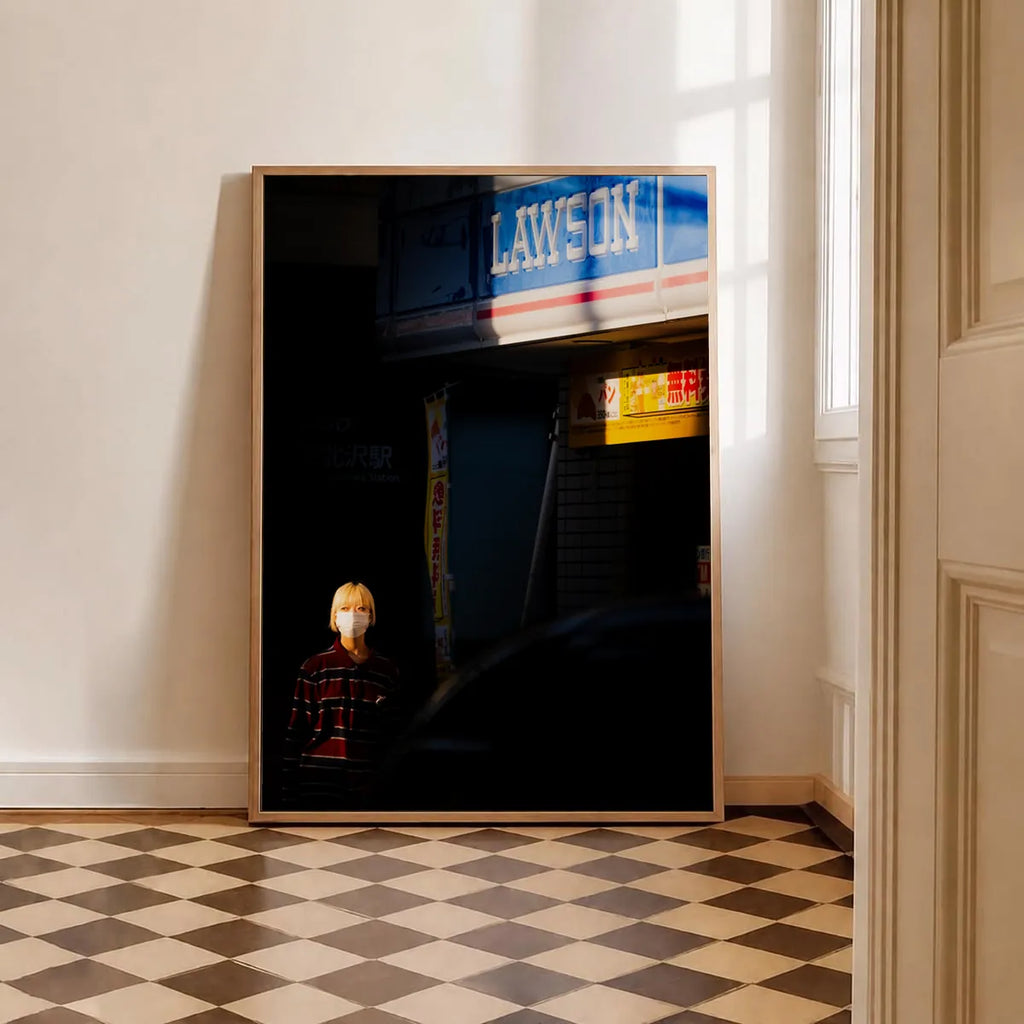 Tokyo Girl — Enzo Benzoni limited-edition print, framed in situ (be-brave)