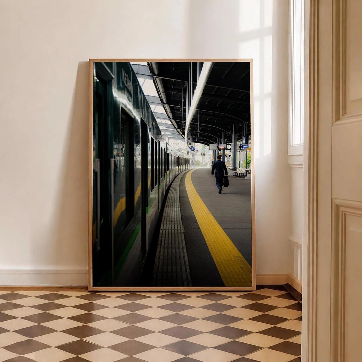 Imminent Departure — Enzo Benzoni limited-edition print, framed in situ (be-brave)