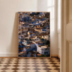 Blue Tapestry — Enzo Benzoni limited-edition print, framed in situ (be-brave)