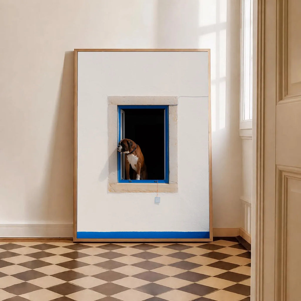 The Sentinel — Enzo Benzoni limited-edition print, framed in situ (be-brave)