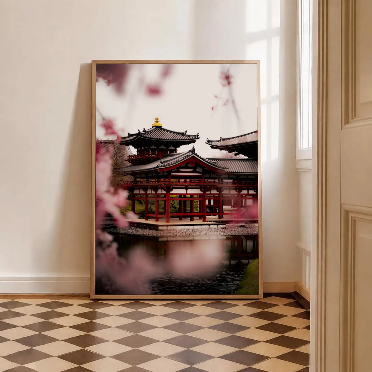 Phoenix Hall — Enzo Benzoni limited-edition print, framed in situ (be-brave)