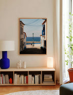 Ocean View — Enzo Benzoni limited-edition print, framed in situ (line-cat)