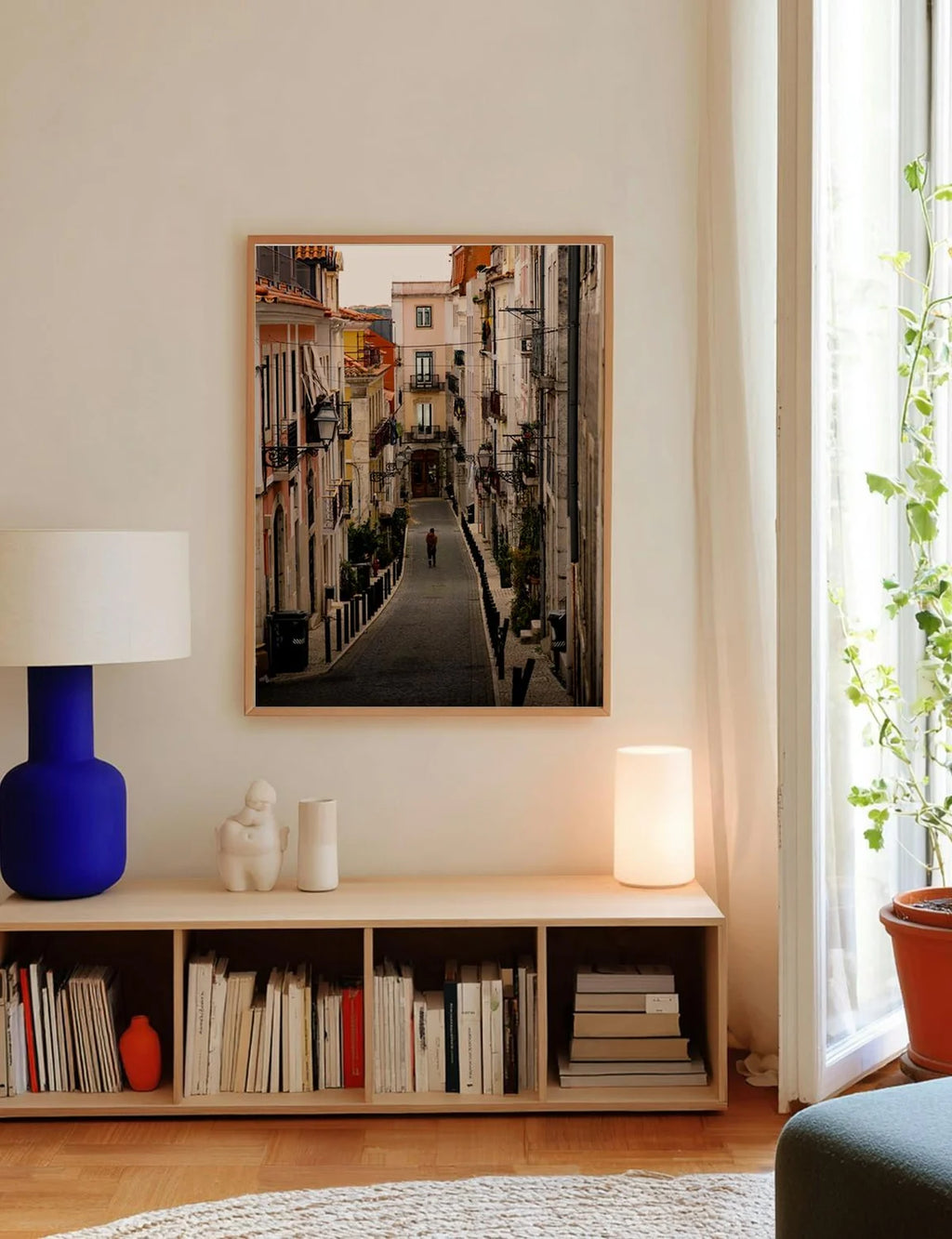 Do Almada — Enzo Benzoni limited-edition print, framed in situ (line-cat)