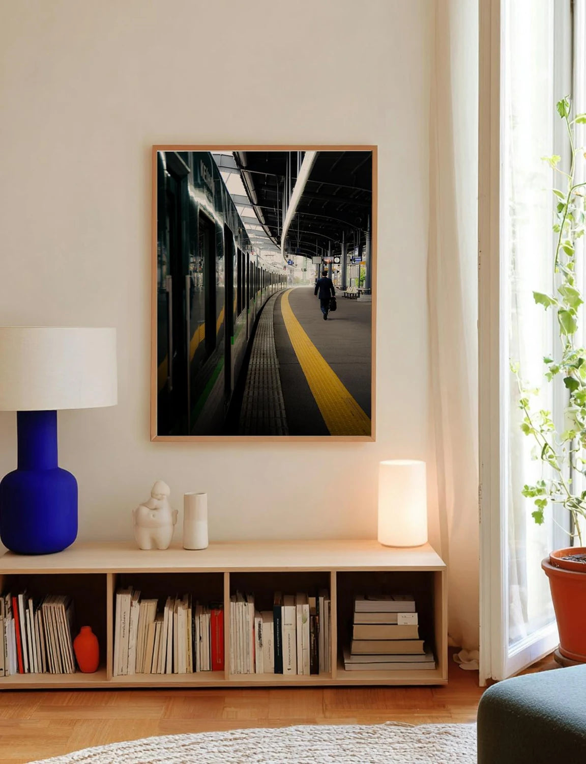 Imminent Departure — Enzo Benzoni limited-edition print, framed in situ (line-cat)