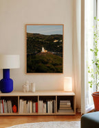 Golden Hill — Enzo Benzoni limited-edition print, framed in situ (line-cat)