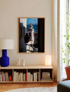 In Between — Enzo Benzoni limited-edition print, framed in situ (line-cat)