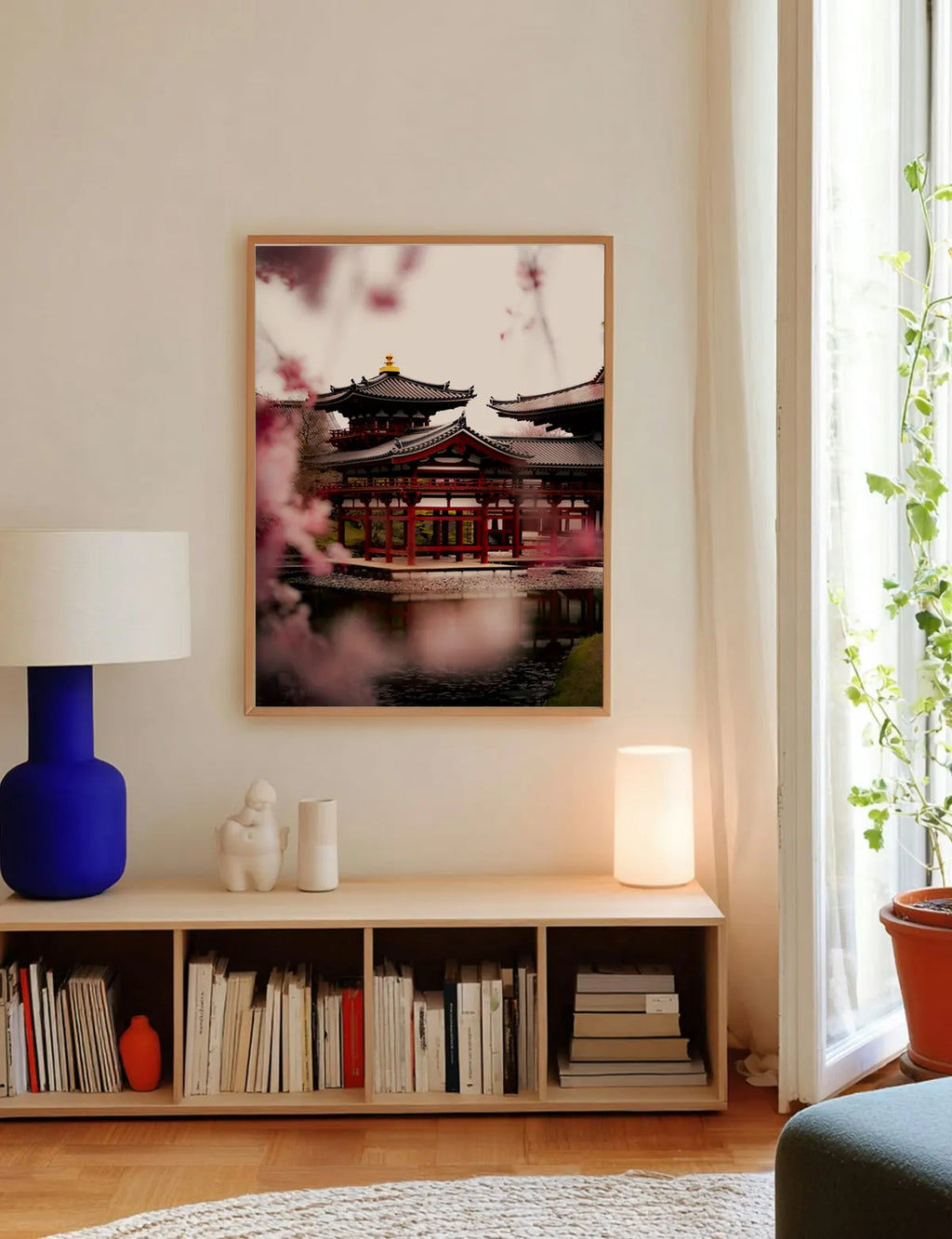 Phoenix Hall — Enzo Benzoni limited-edition print, framed in situ (line-cat)