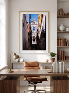 Nossa Senhora — Enzo Benzoni limited-edition print, framed in situ (office-desk)