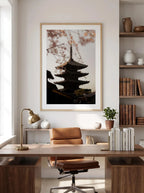 Kyoto Shades — Enzo Benzoni limited-edition print, framed in situ (office-desk)