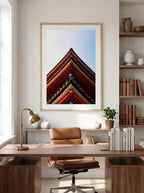Apex — Enzo Benzoni limited-edition print, framed in situ (office-desk)