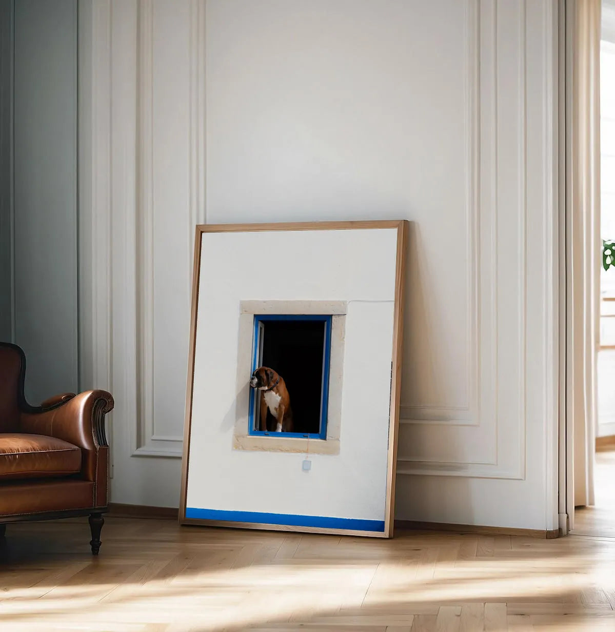 The Sentinel — Enzo Benzoni limited-edition print, framed in situ (vinyl-dancers)
