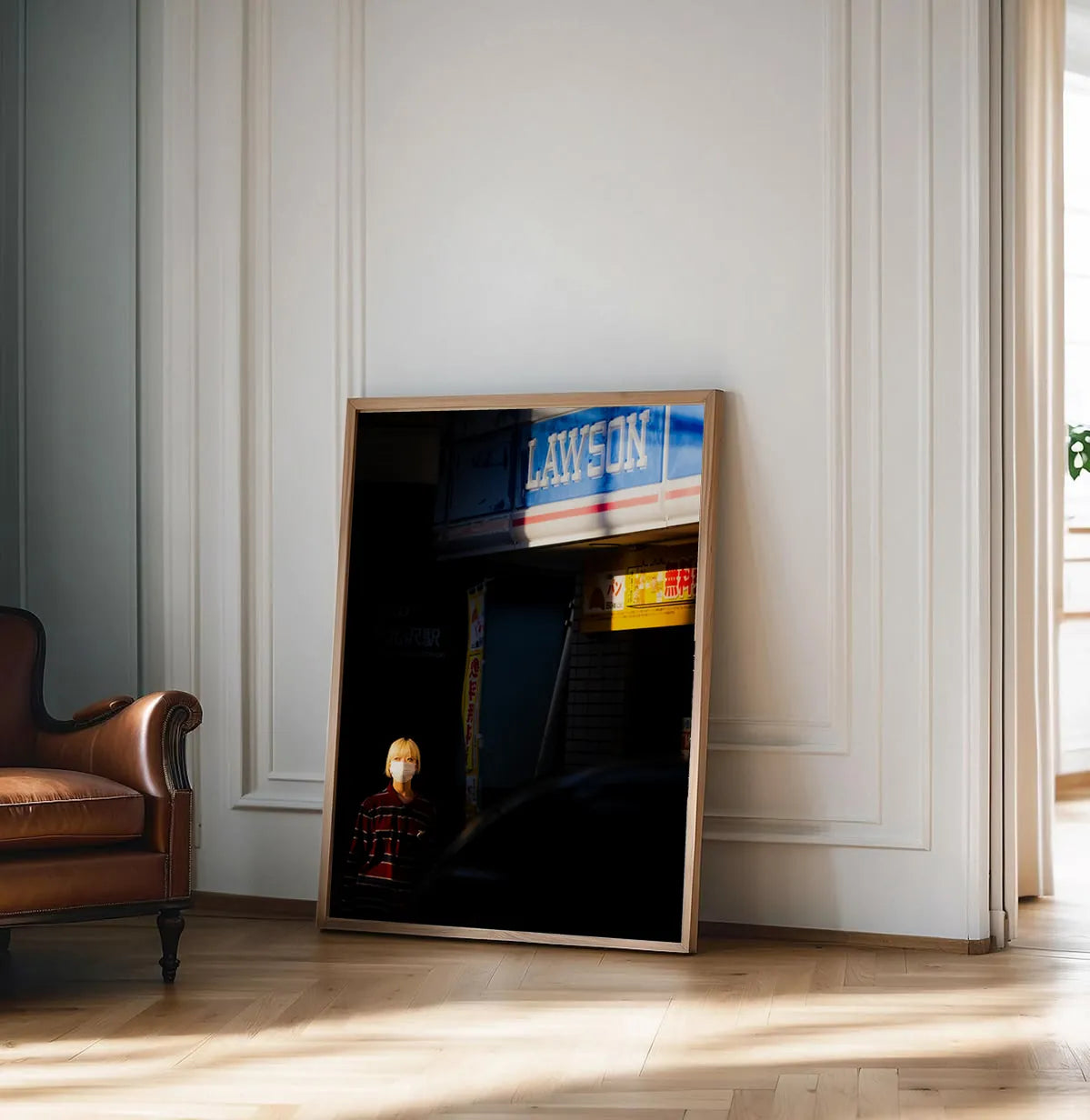 Tokyo Girl — Enzo Benzoni limited-edition print, framed in situ (vinyl-dancers)