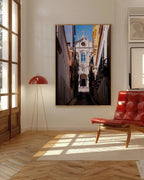 Nossa Senhora — Enzo Benzoni limited-edition print, framed in situ (wine-cat)