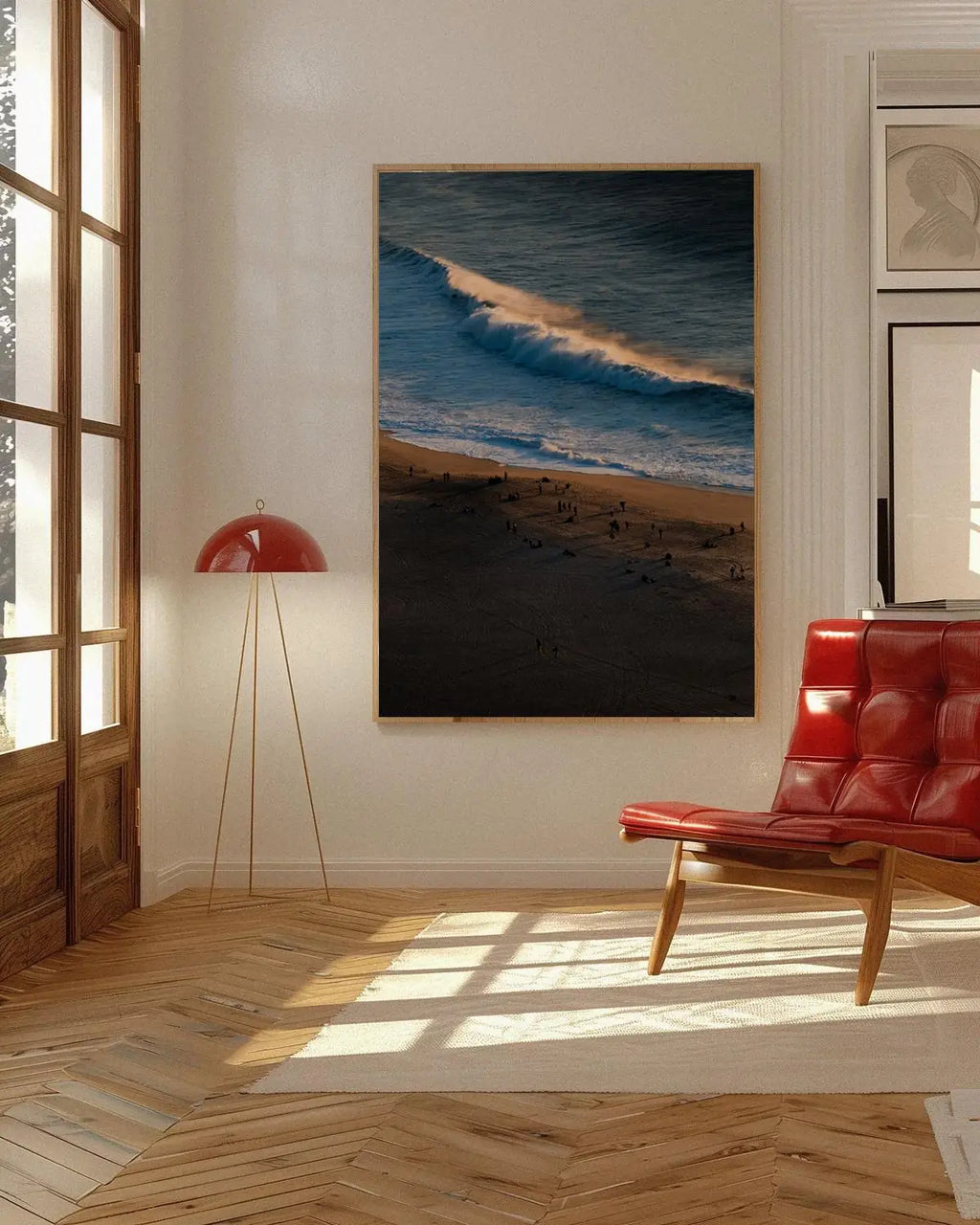 Golden Mist — Enzo Benzoni limited-edition print, framed in situ (wine-cat)