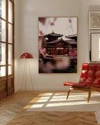 Phoenix Hall — Enzo Benzoni limited-edition print, framed in situ (wine-cat)